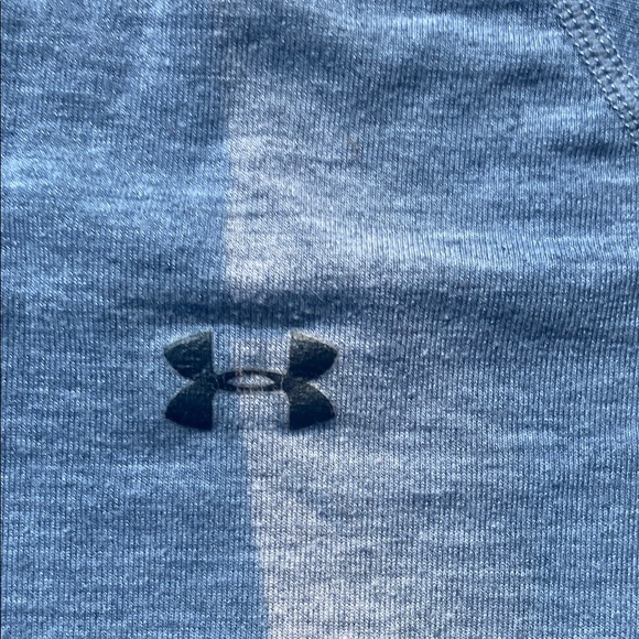 Under Armour Heathered Blue V-Neck Tee - Picture 3 of 5